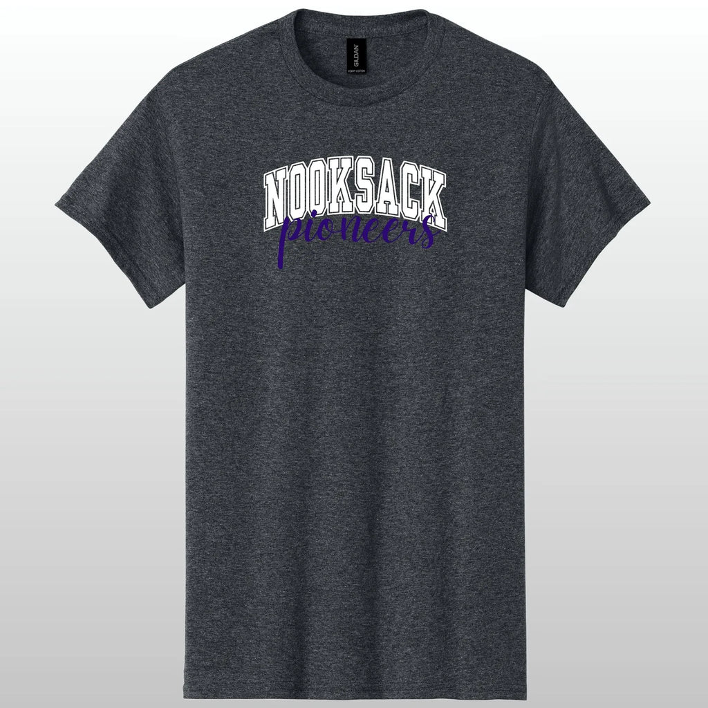 Nooksack Pioneers Cursive Shirt