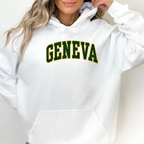 Geneva Glitter Embroidered Hoodie