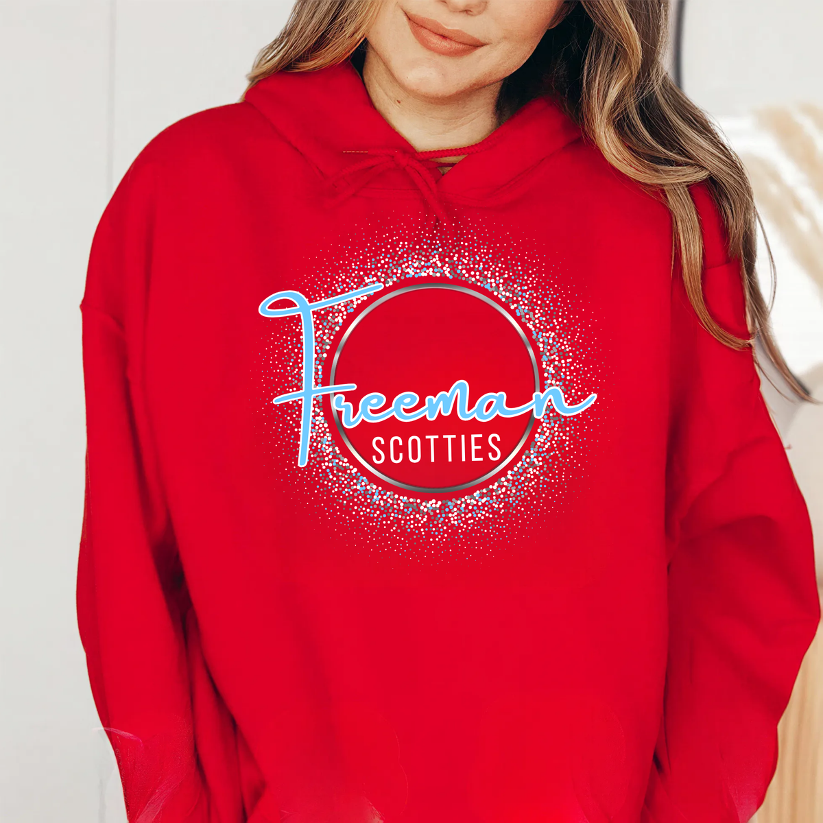 Freeman Scotties Hoodie Glitter