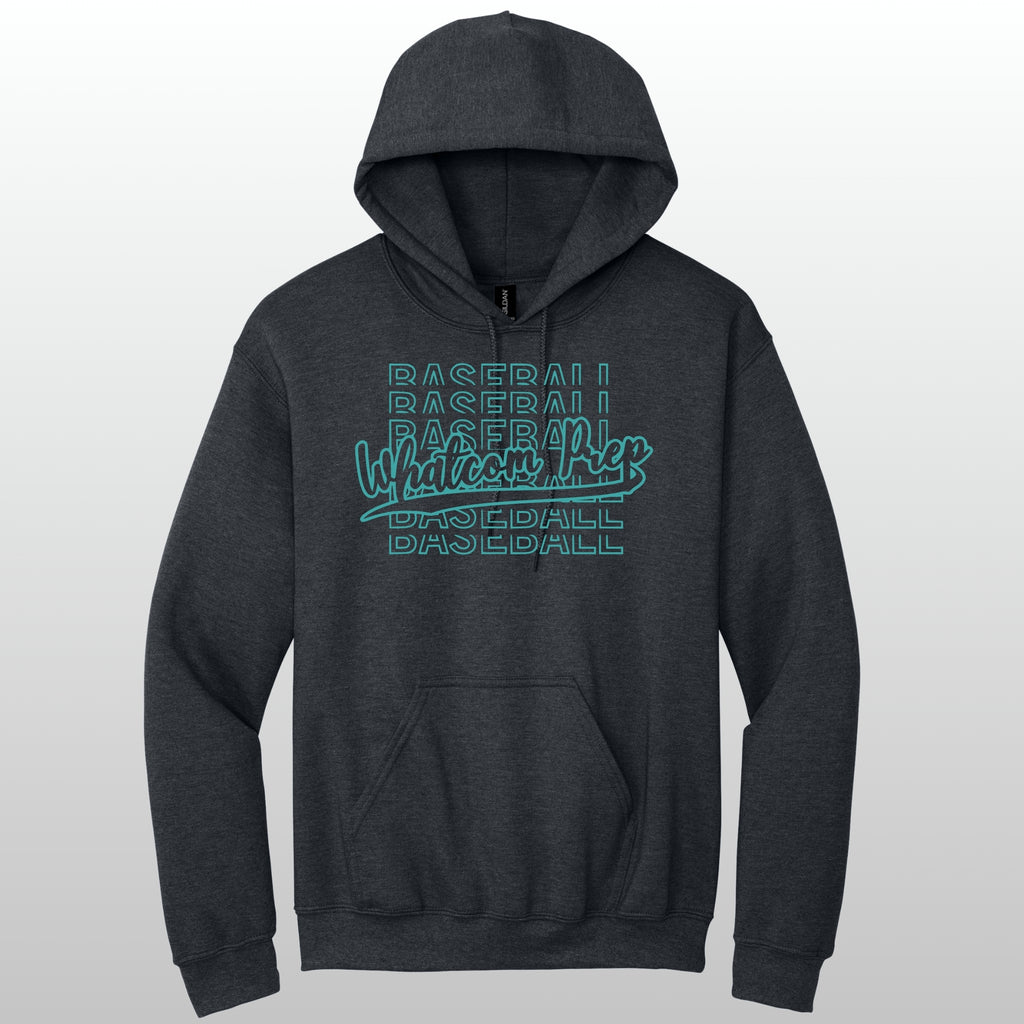 Whatcom Glitter Baseball Hoodie