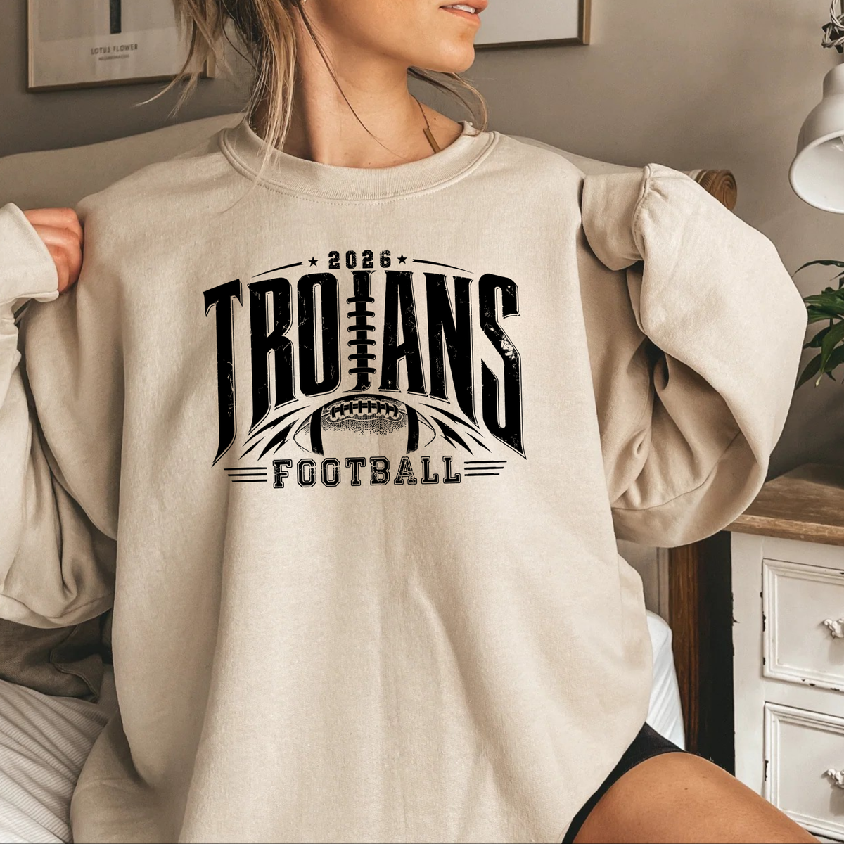2026 Trojan Football Crewneck