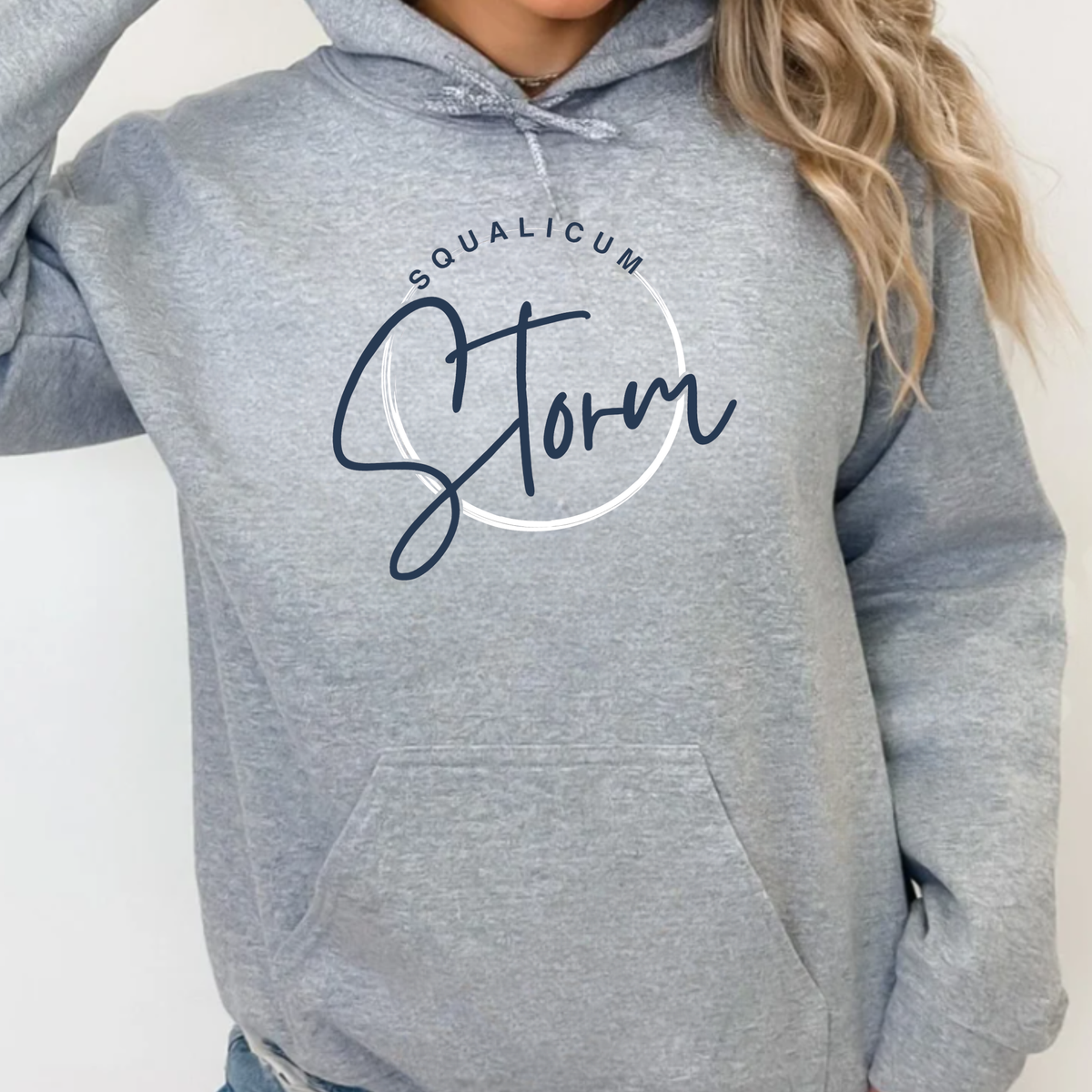 Squalicum Hoodie Cursive