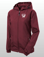 Wolverines Sport-Tek® Women's Color Block Hooded Raglan Jacket