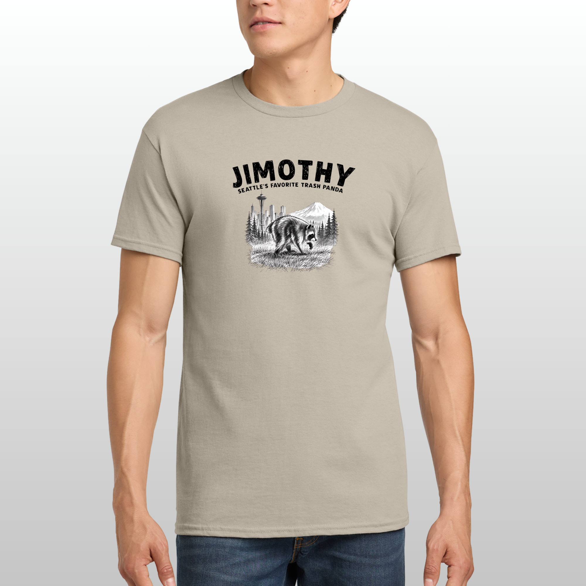 Jimothy Seattle's Favorite Trash Panda T-Shirt