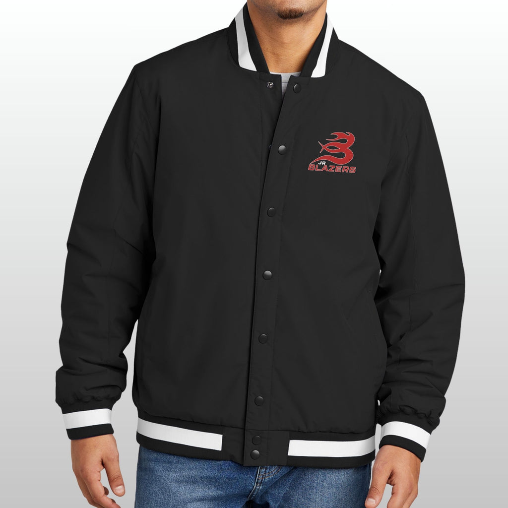JR Blazers Sport-Tek Insulated Varsity EMBROIDERED Jacket