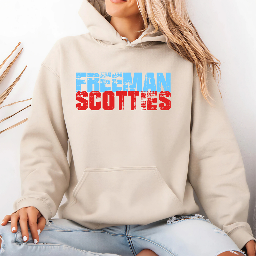 Freeman Scotties Hoodie Grunge