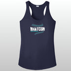 Whatcom Prep Women's Baseball Seams Racerback Tank