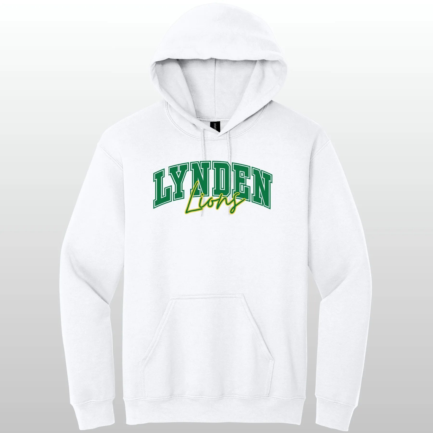 Lynden Lions Cursive Hooded Sweatshirt