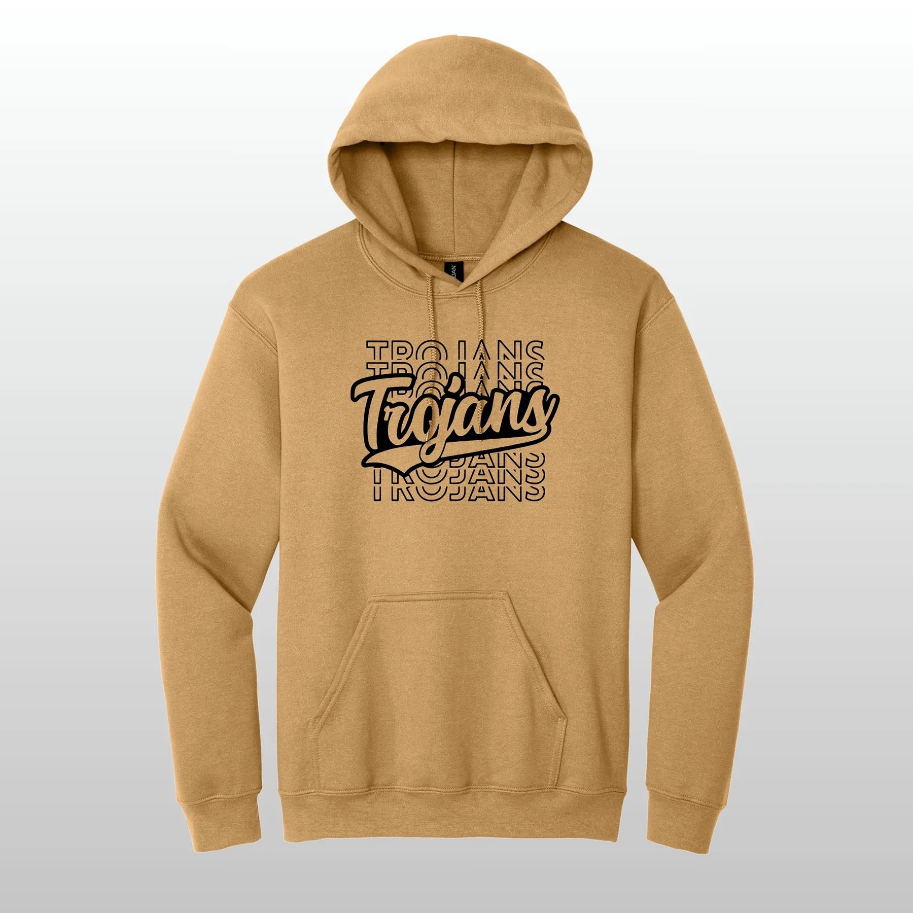 Trojans Stacked Hooded Sweatshirt