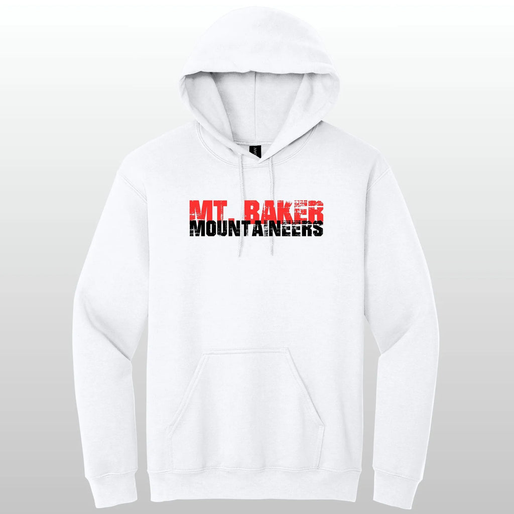Mt. Baker Mountaineers Grunge Hooded Sweatshirt