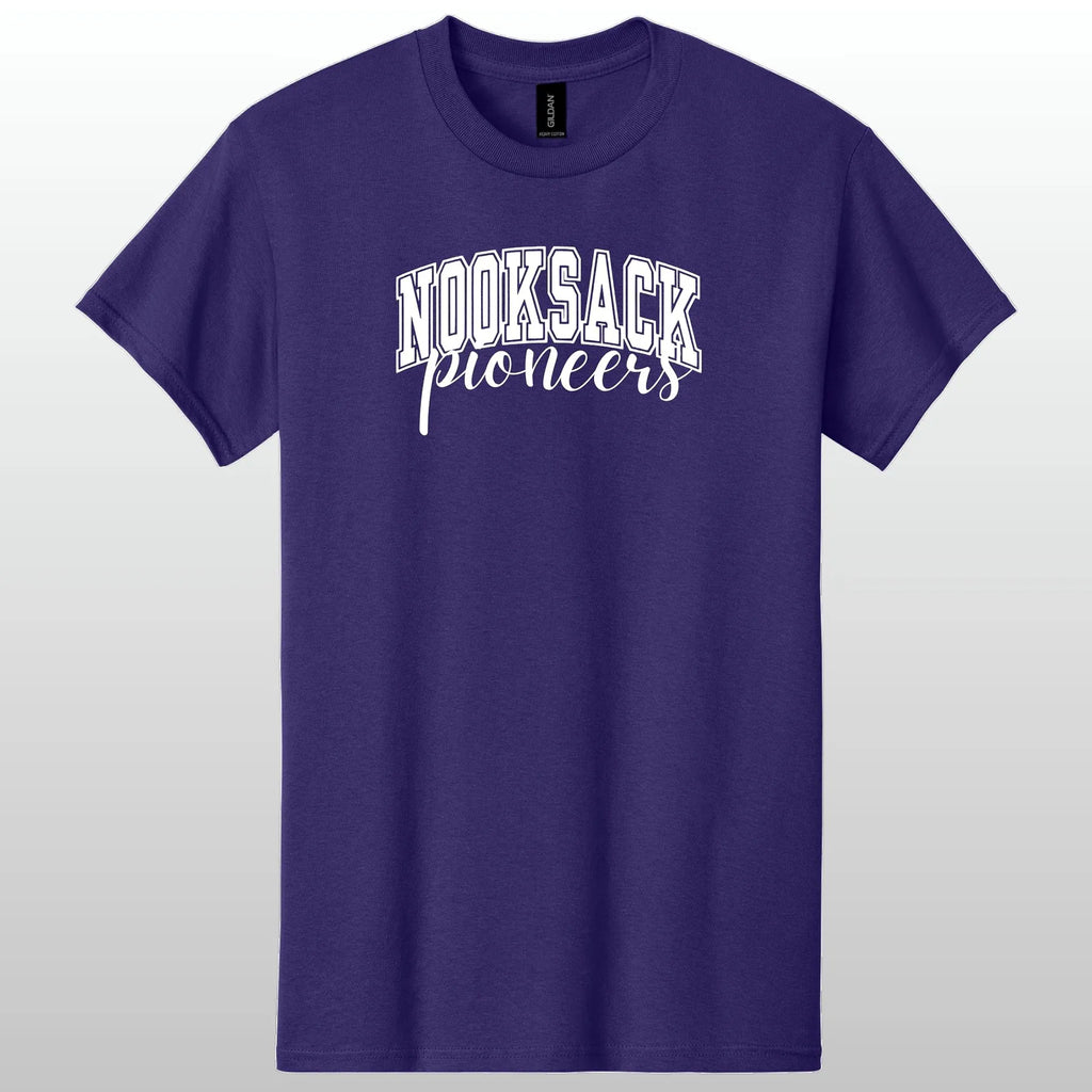 Nooksack Pioneers Cursive Shirt