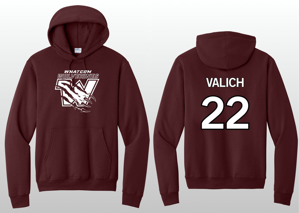 Whatcom Wolverines Hooded Sweatshirt