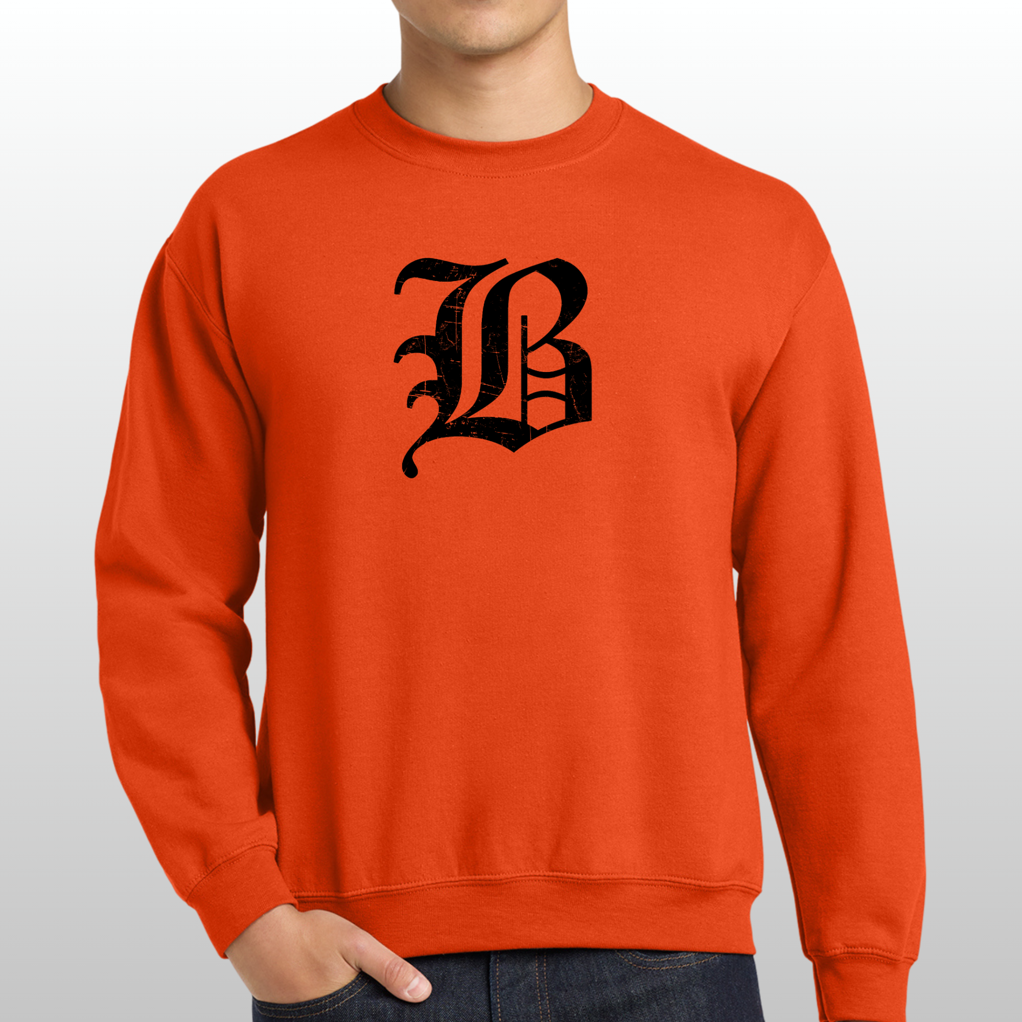 Blaine Distressed Crewneck