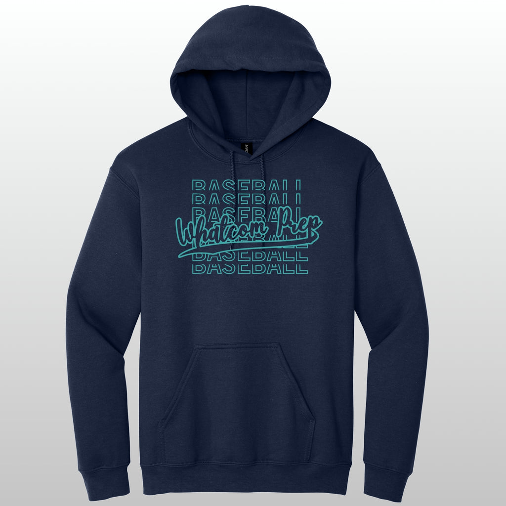 Whatcom Glitter Baseball Hoodie
