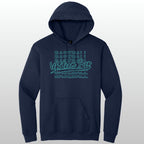 Whatcom Glitter Baseball Hoodie