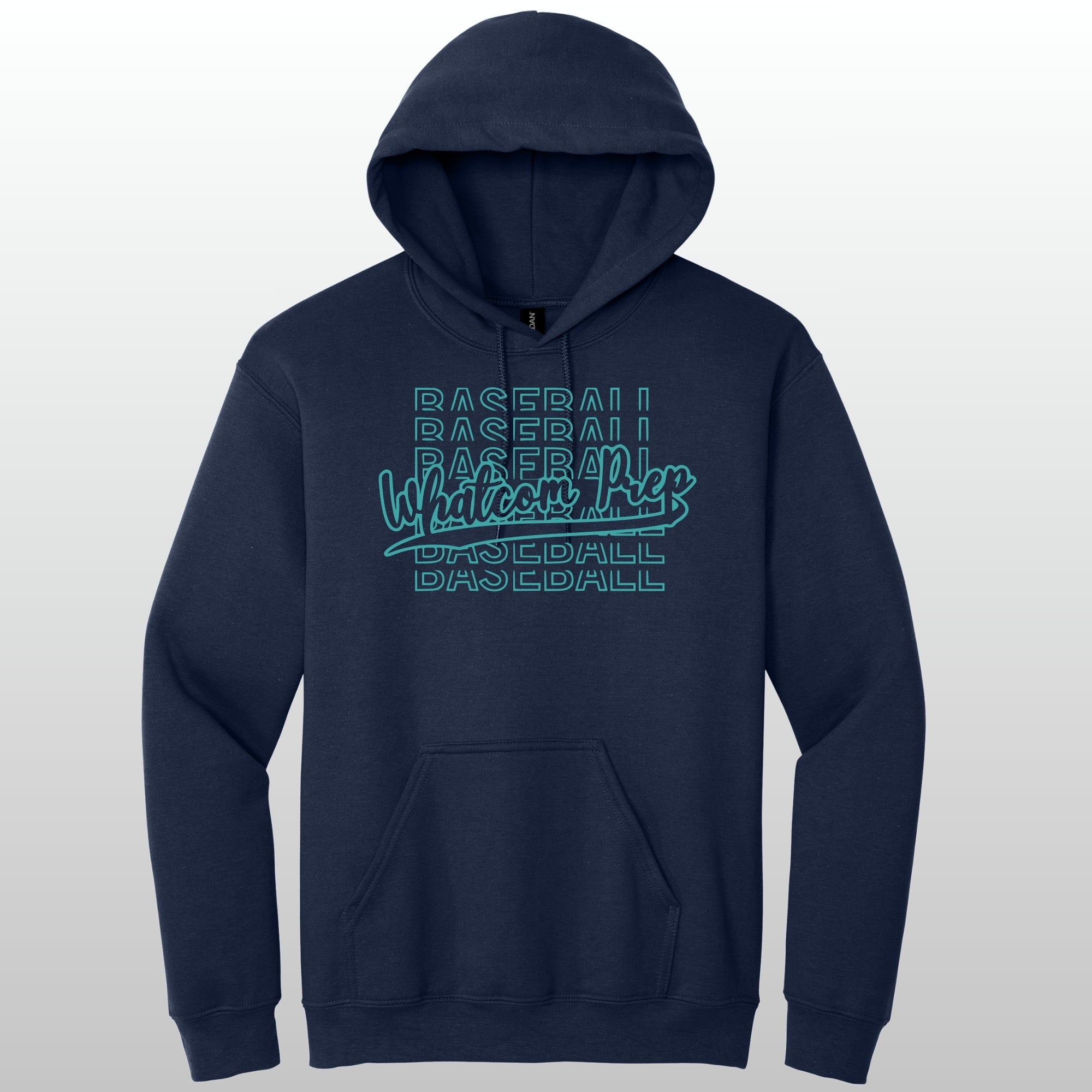 Whatcom Glitter Baseball Hoodie