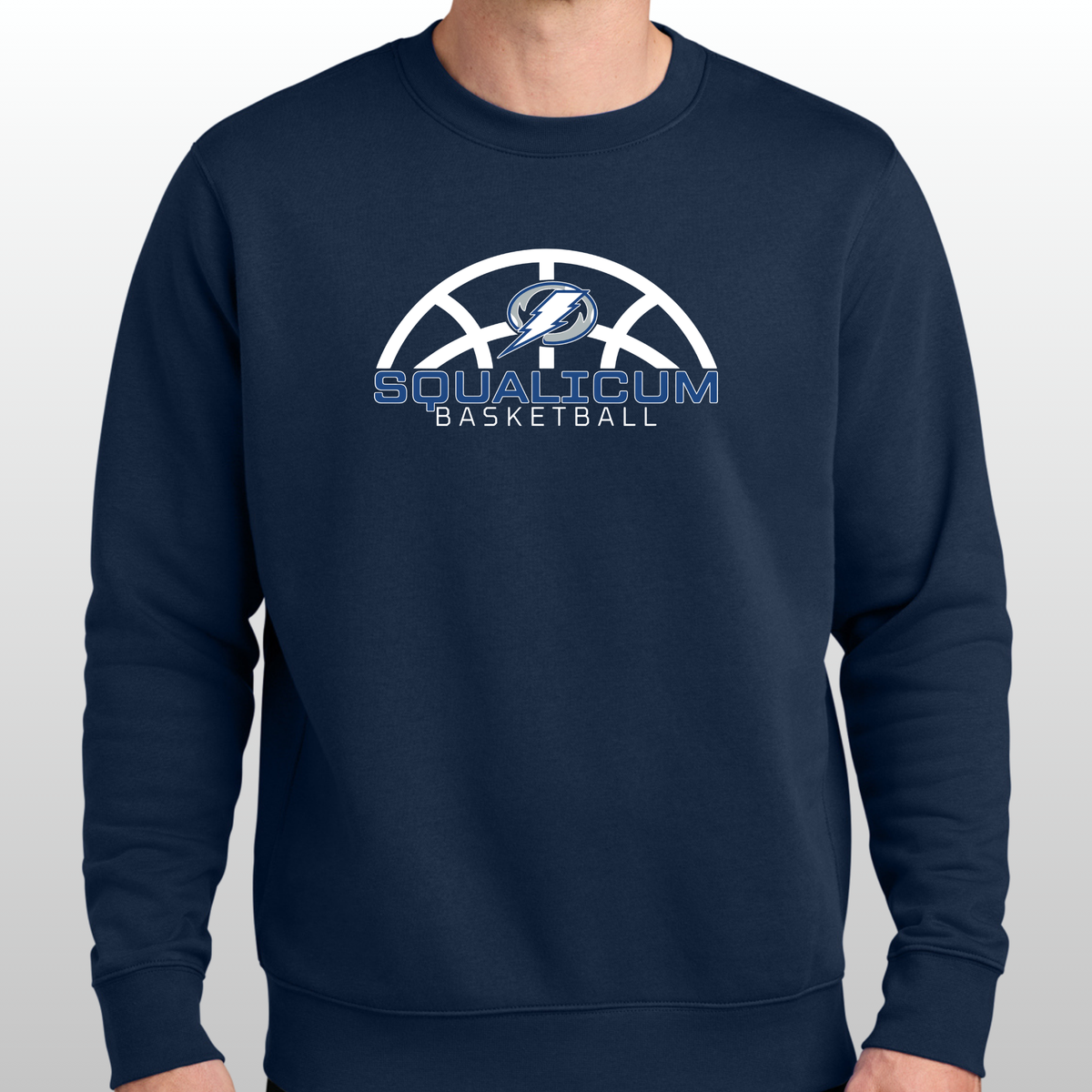 SQHS Basketball Nike Club Fleece Crewneck