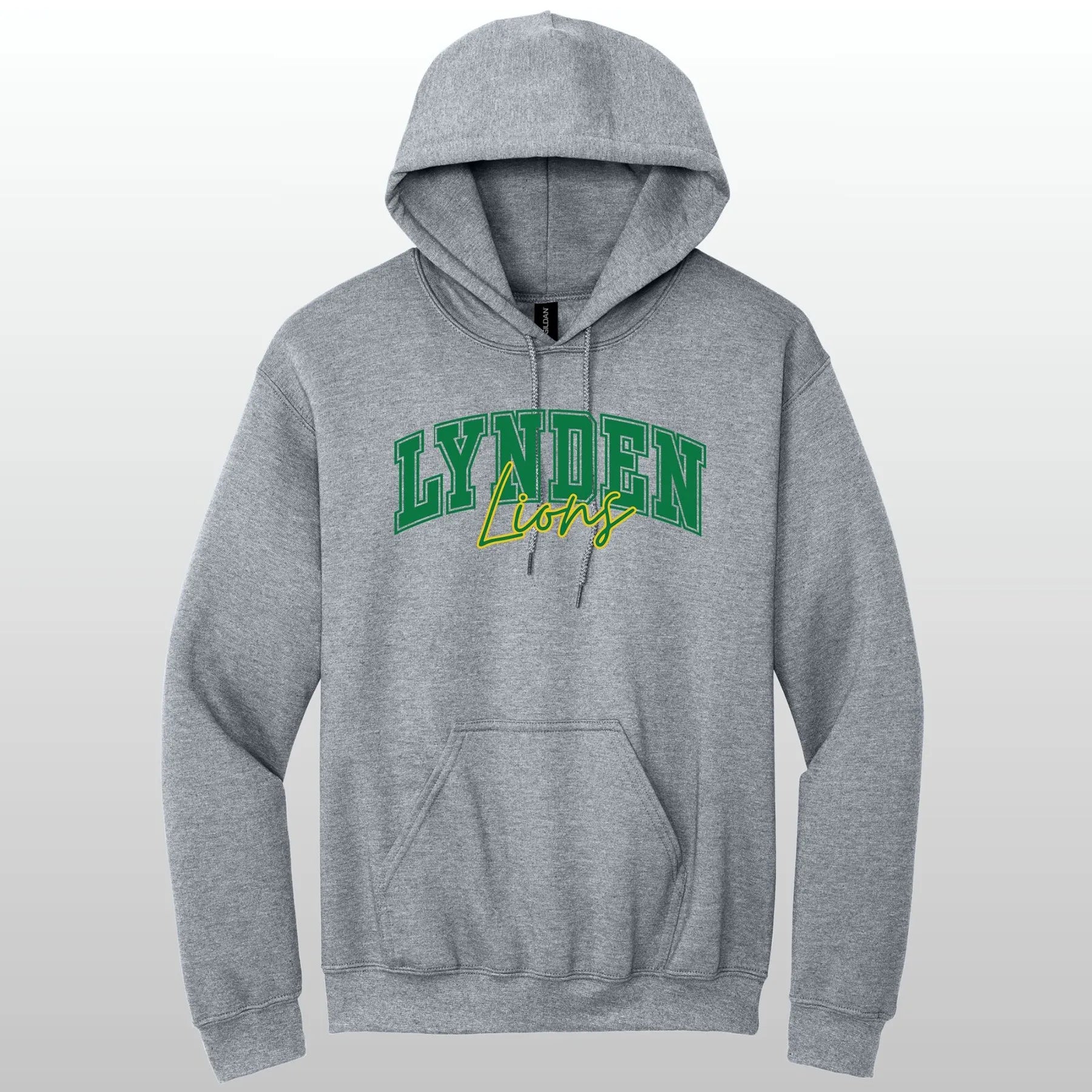 Lynden Lions Cursive Hooded Sweatshirt