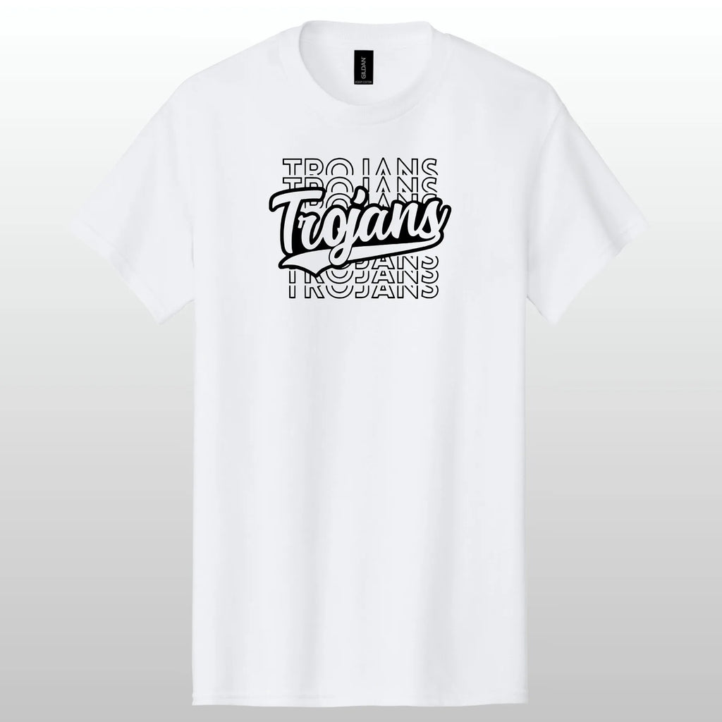 Trojans Stacked Shirt