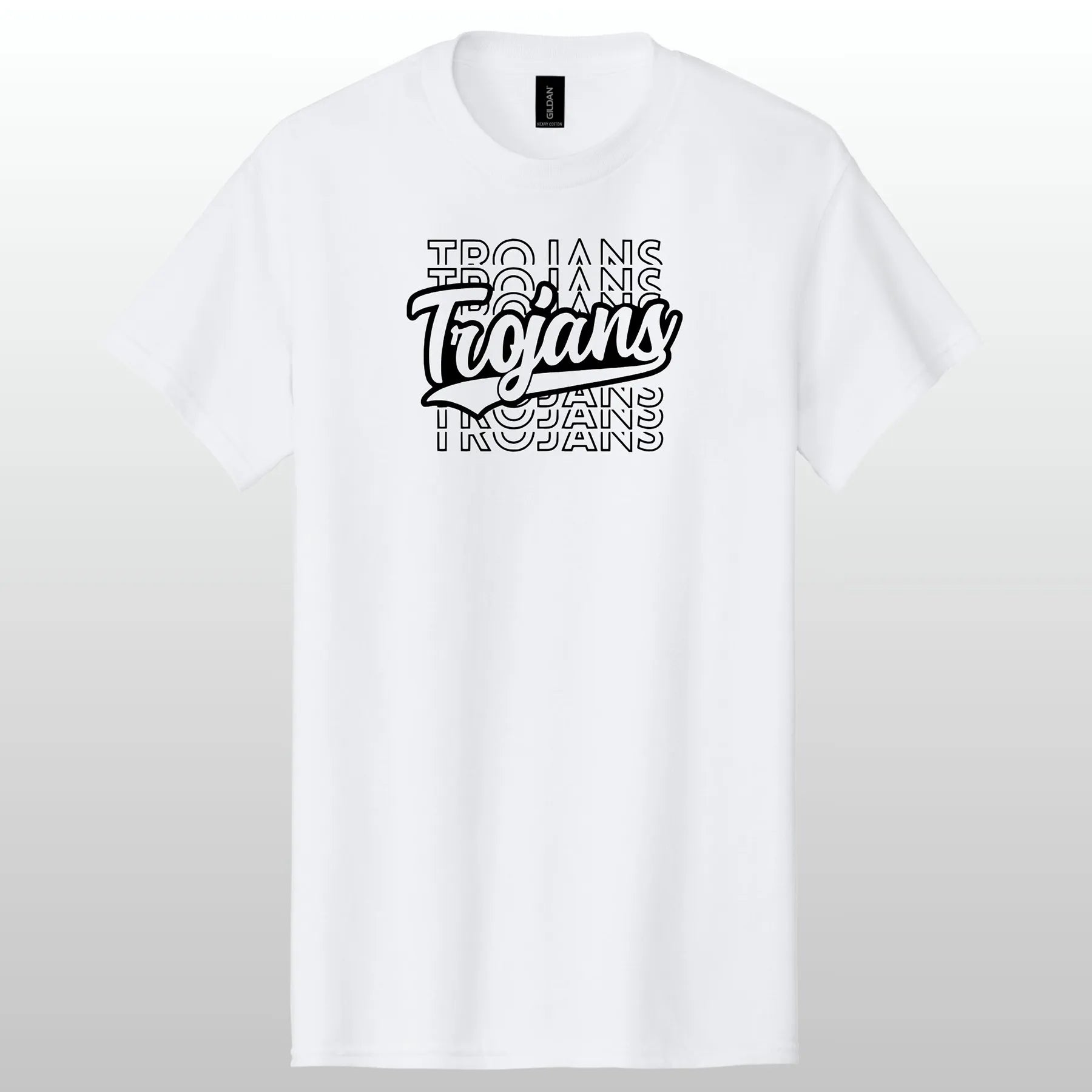 Trojans Stacked Shirt