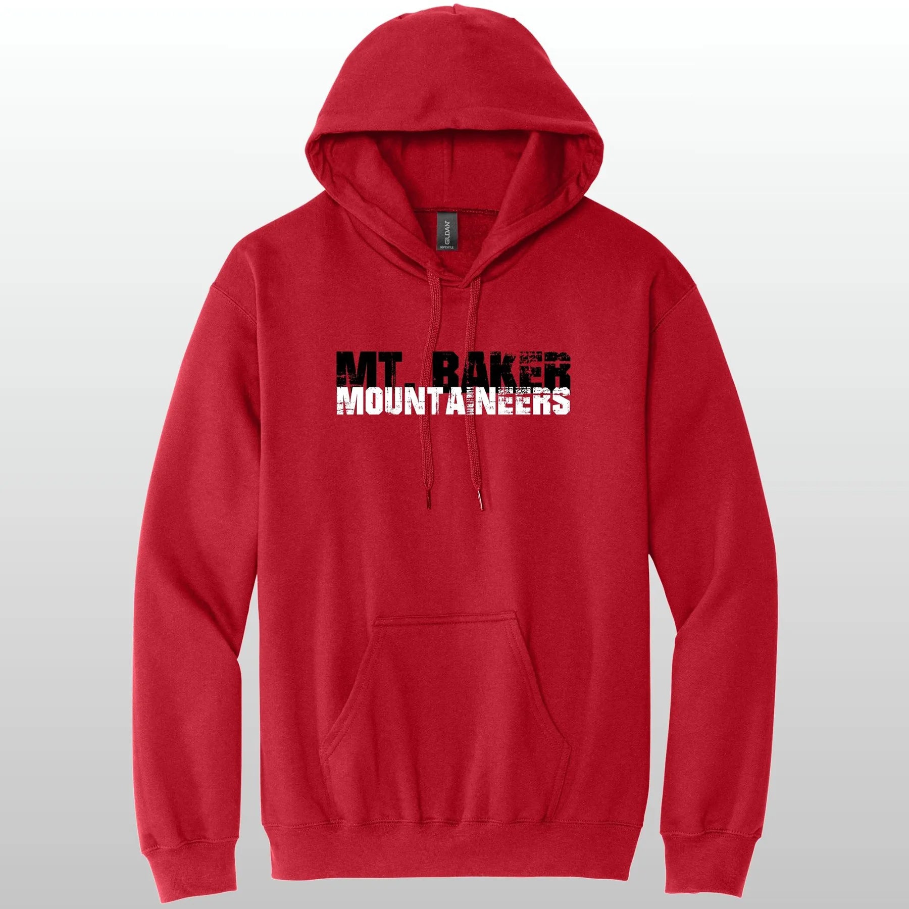 Mt. Baker Mountaineers Grunge Hooded Sweatshirt