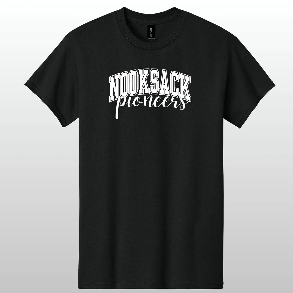 Nooksack Pioneers Cursive Shirt