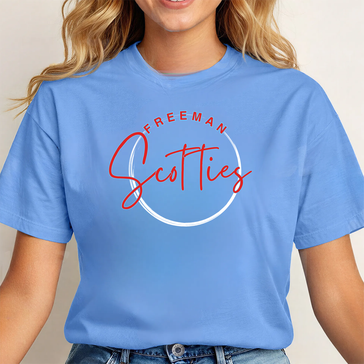 Freeman Scottie T-Shirt Cursive