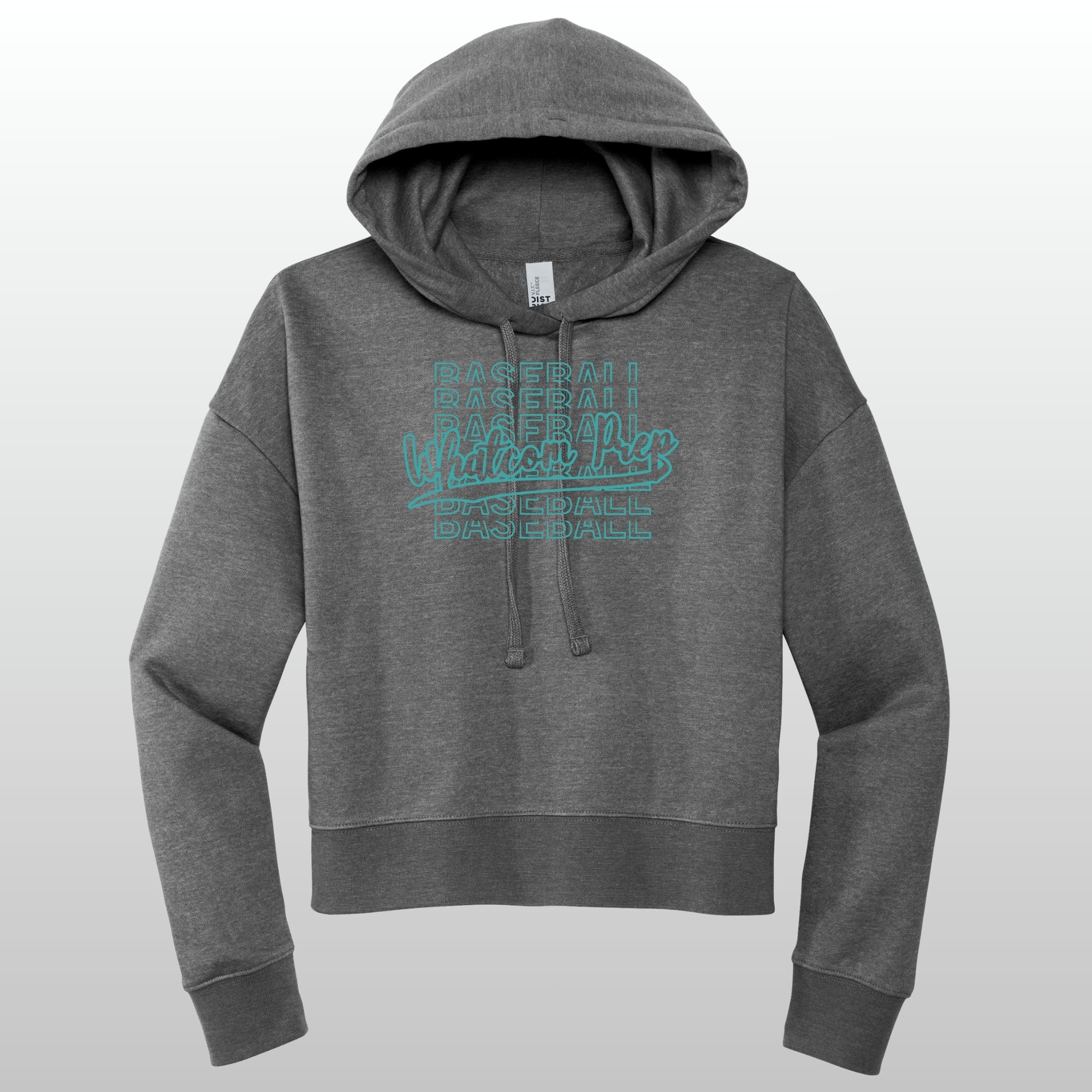 Whatcom Women's Glitter Baseball Hoodie