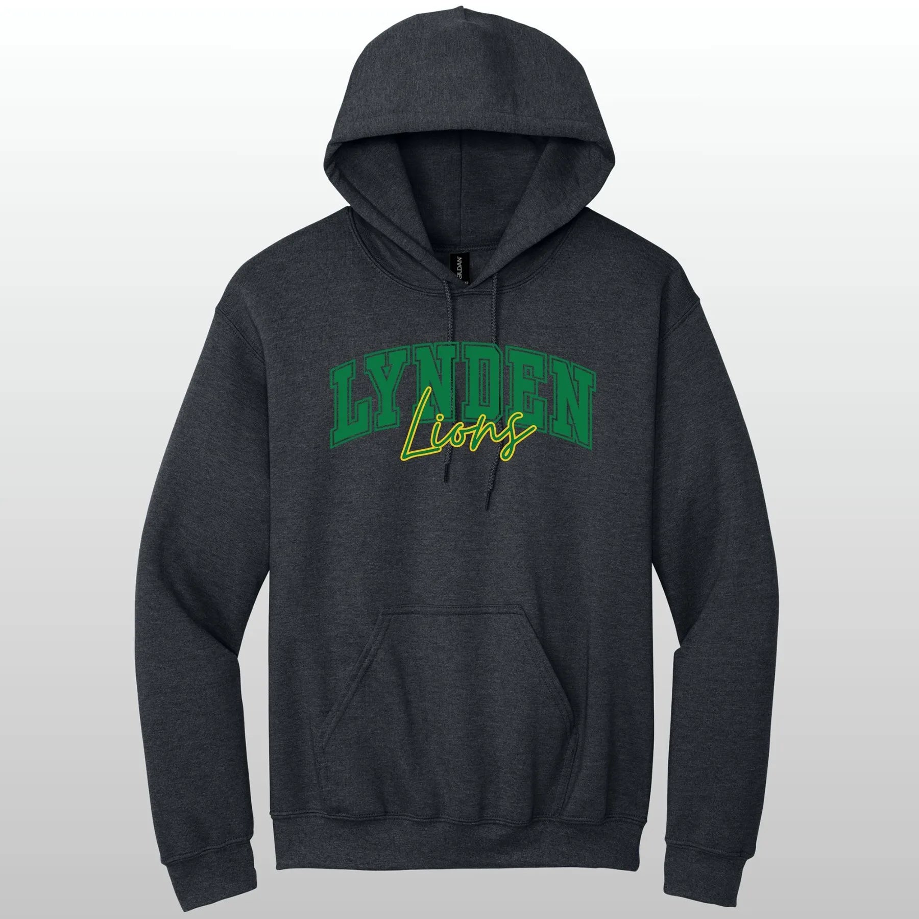 Lynden Lions Cursive Hooded Sweatshirt