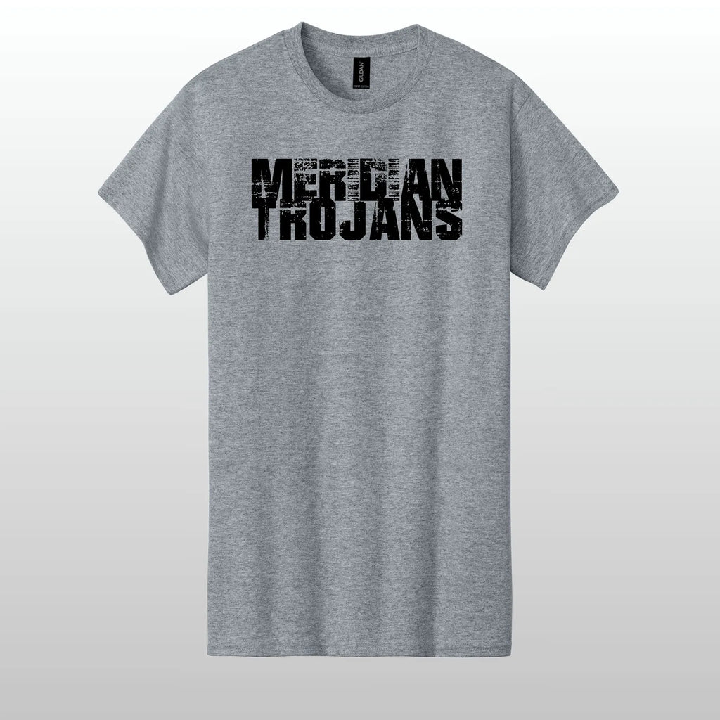 Meridian Trojans Grunge Shirt