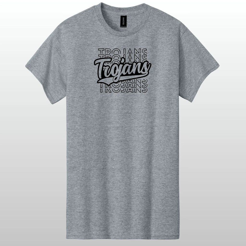 Trojans Stacked Shirt