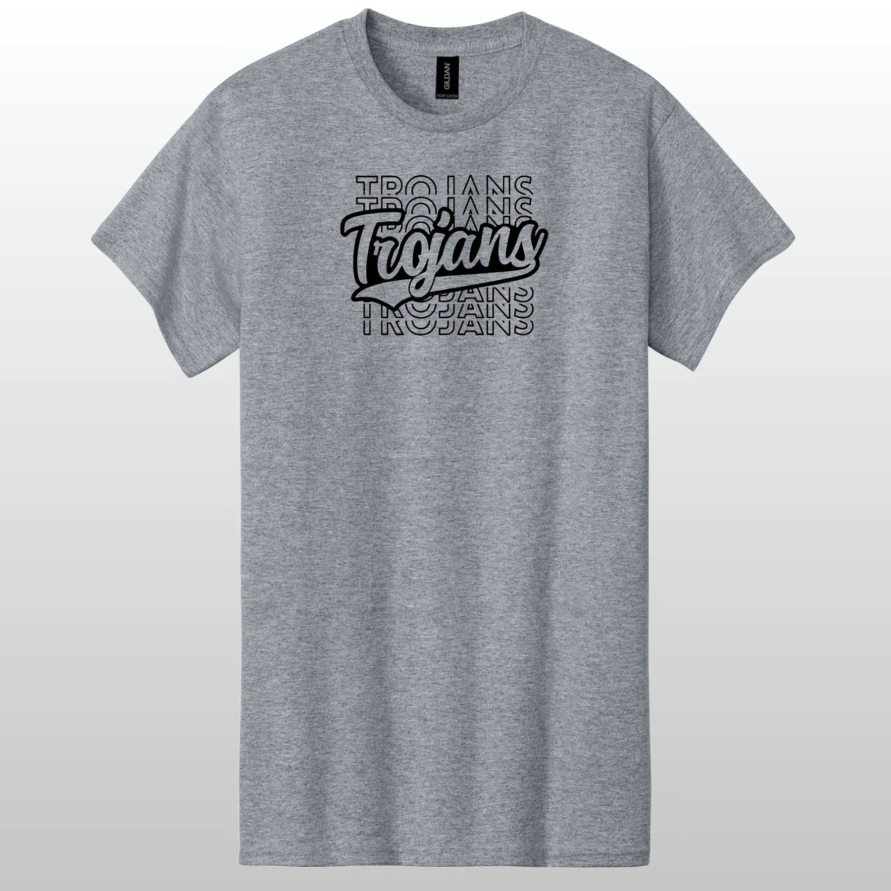 Trojans Stacked Shirt