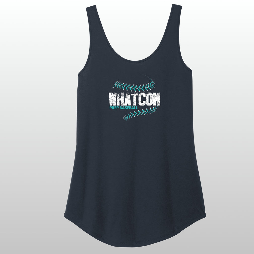 Whatcom Prep Women's Baseball Seam Relaxed Tank