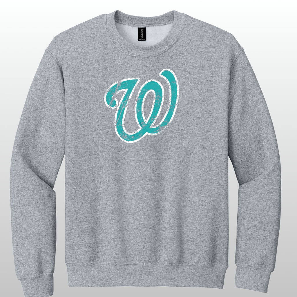 Whatcom Prep Distressed Crewneck