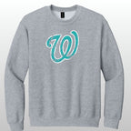 Whatcom Prep Distressed Crewneck