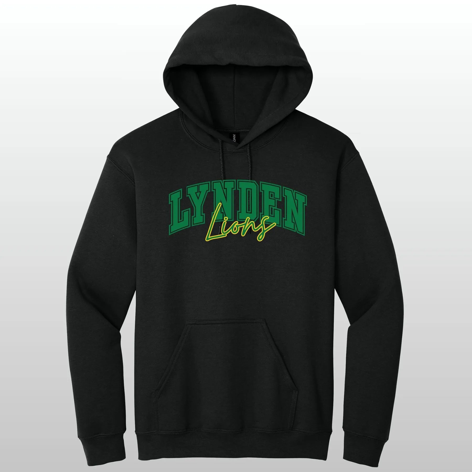 Lynden Lions Cursive Hooded Sweatshirt