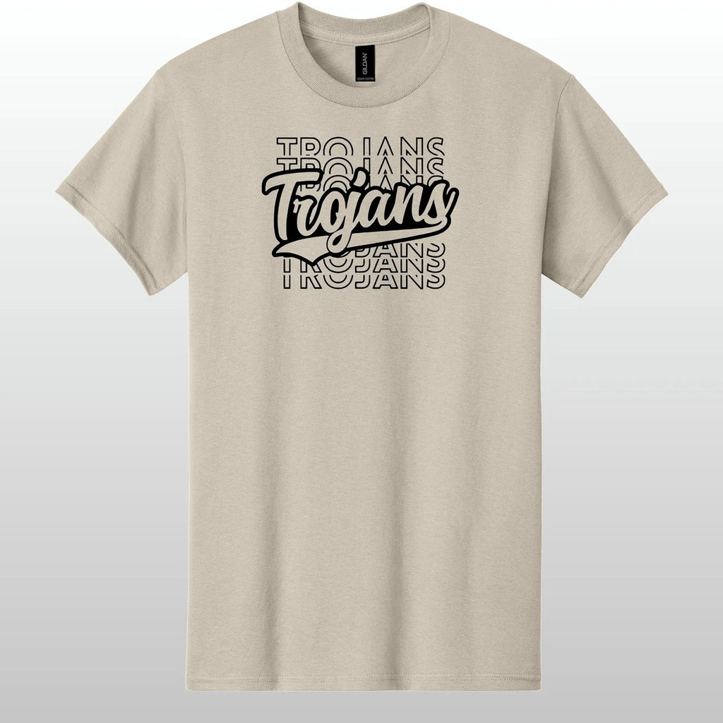 Trojans Stacked Shirt