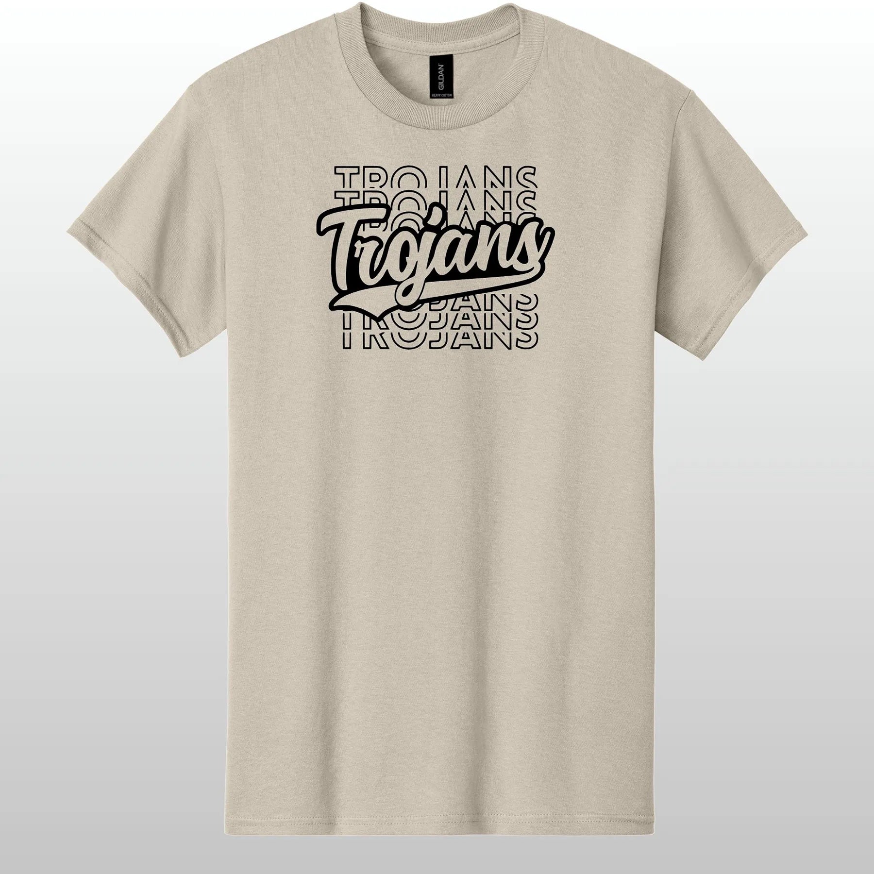 Trojans Stacked Shirt