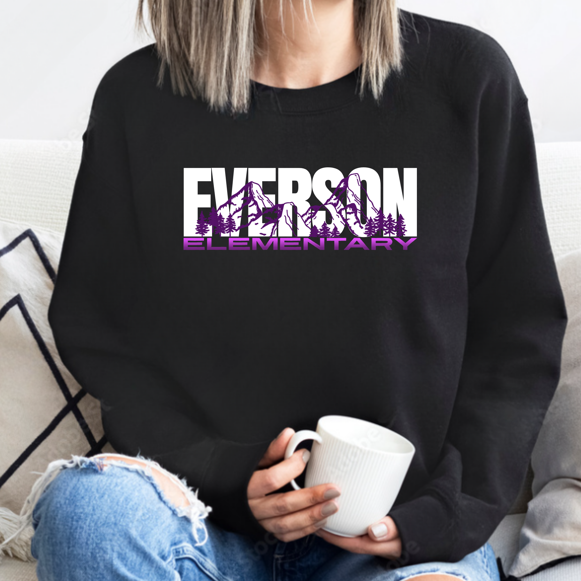 Everson Elementary Mountain Crewneck