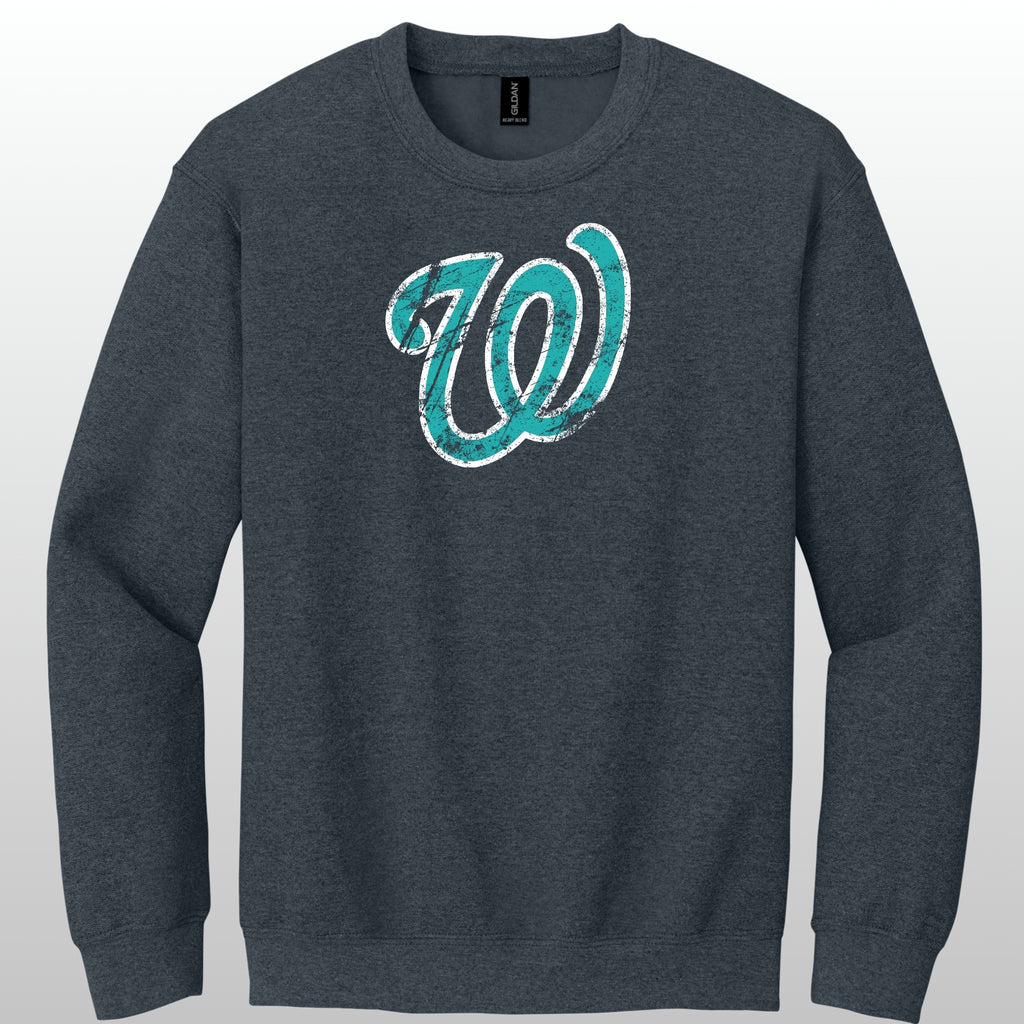 Whatcom Prep Distressed Crewneck