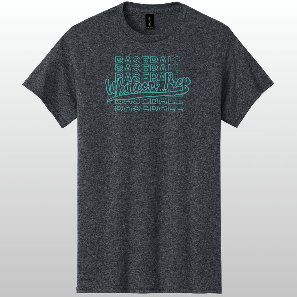 Whatcom Glitter Baseball T-Shirt