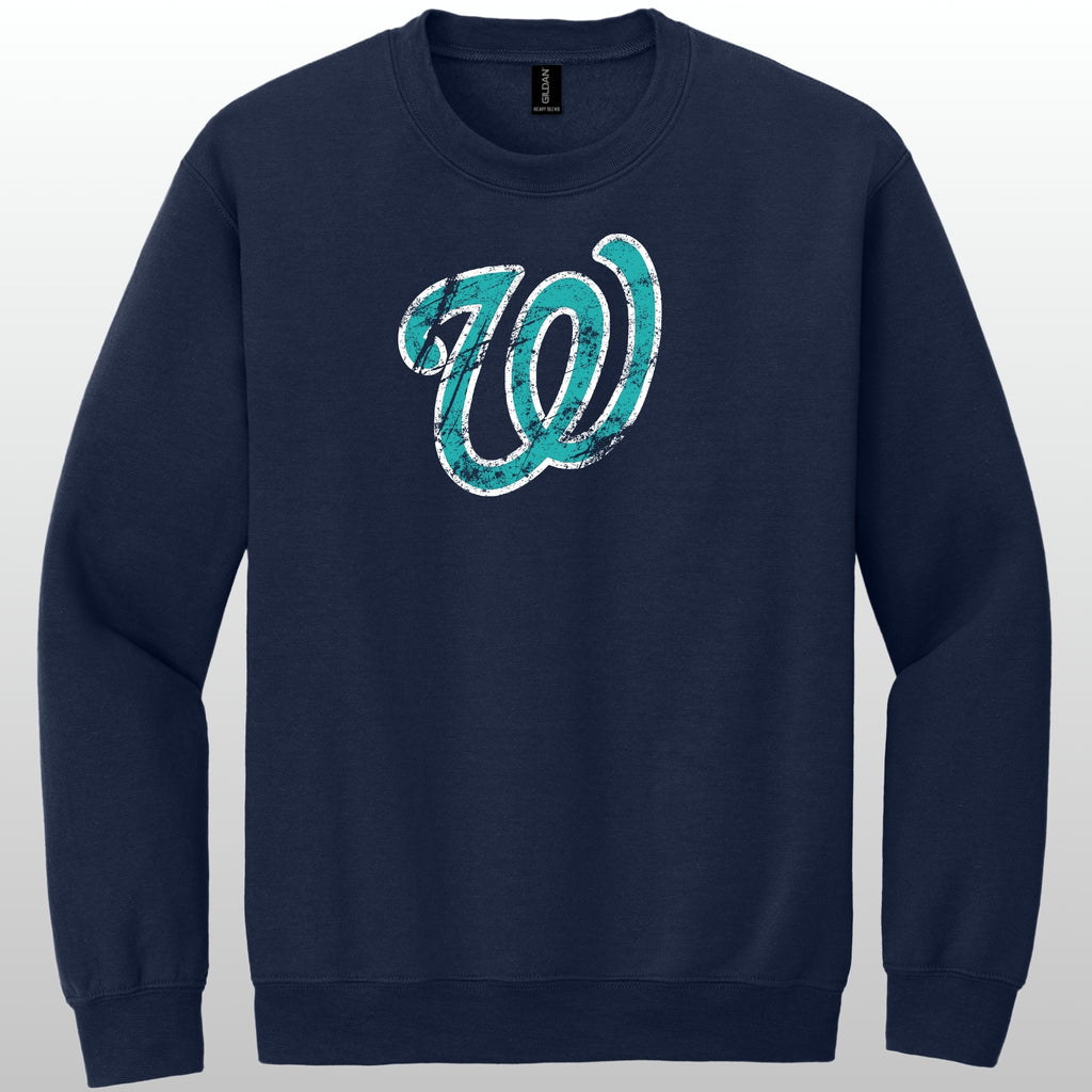 Whatcom Prep Distressed Crewneck