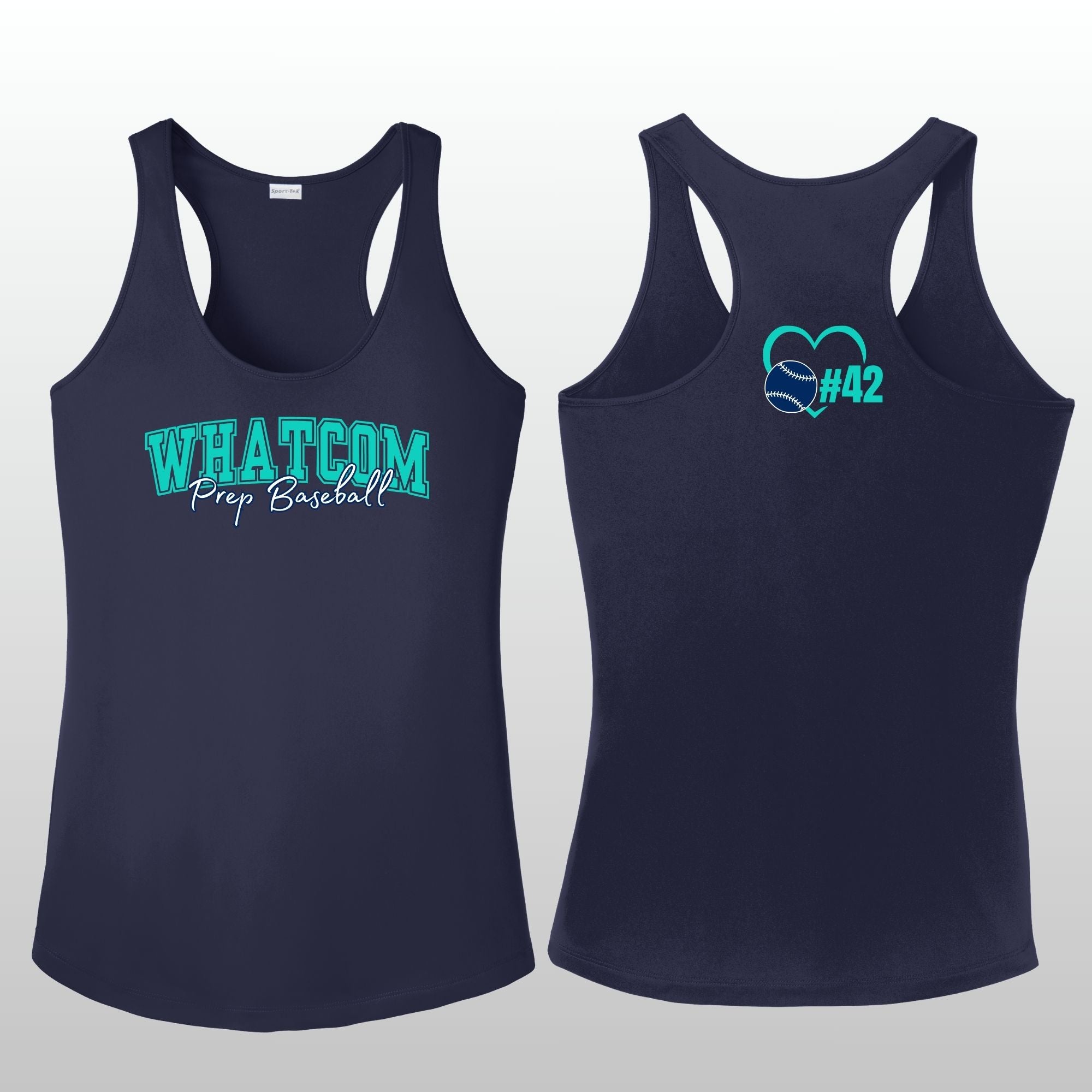 Whatcom Prep Women's 7B Racerback Tank