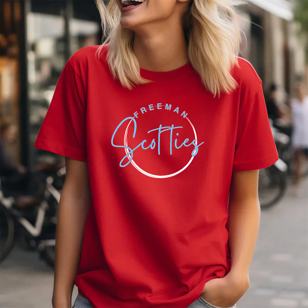 Freeman Scottie T-Shirt Cursive