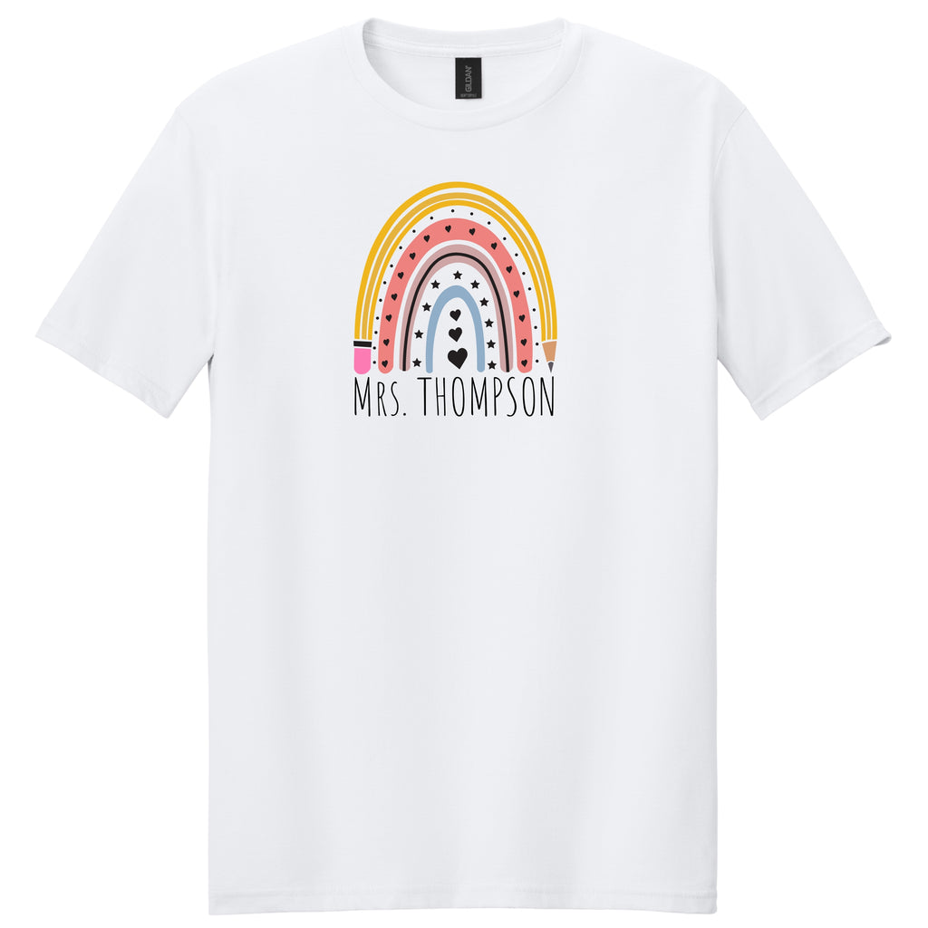 Teacher Appreciation Rainbow T-Shirt