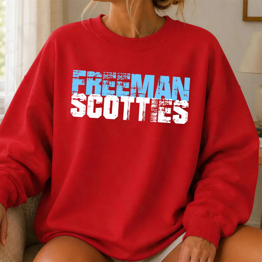 Freeman Scotties Crewneck Grunge