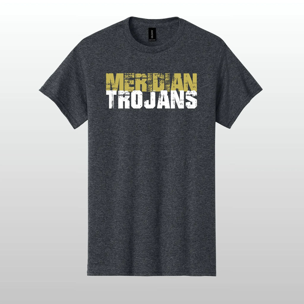 Meridian Trojans Grunge Shirt