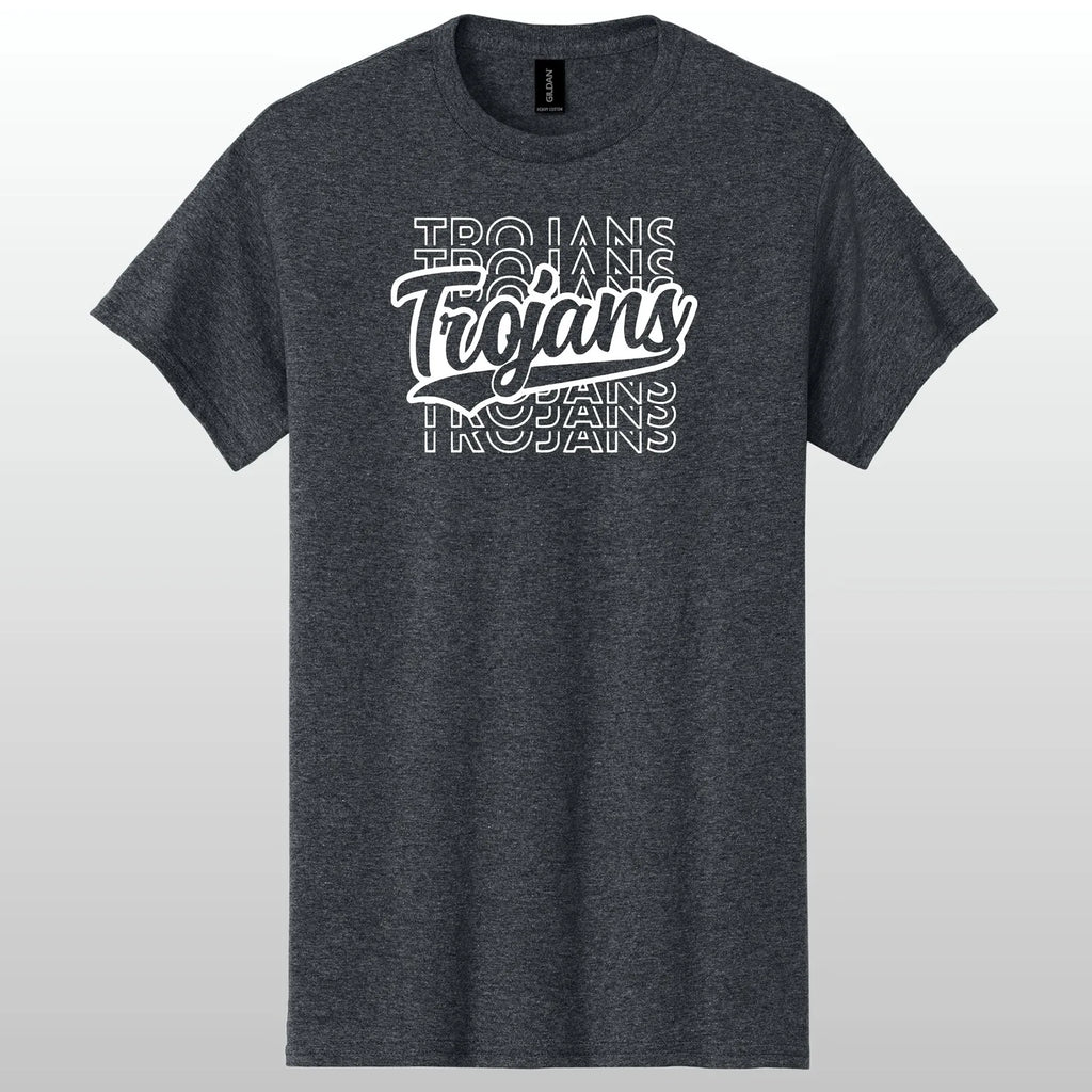 Trojans Stacked Shirt