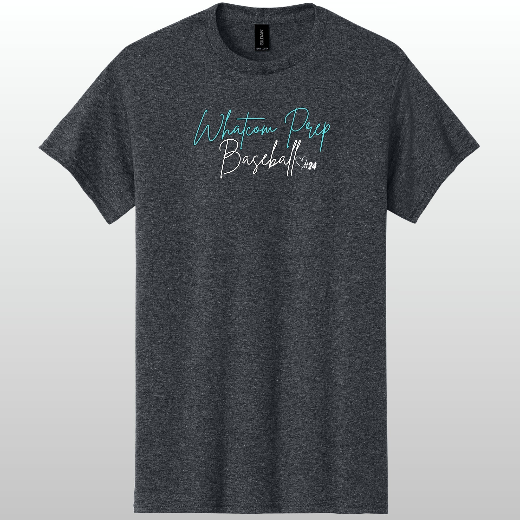 Whatcom Prep Glitter Baseball T-Shirt