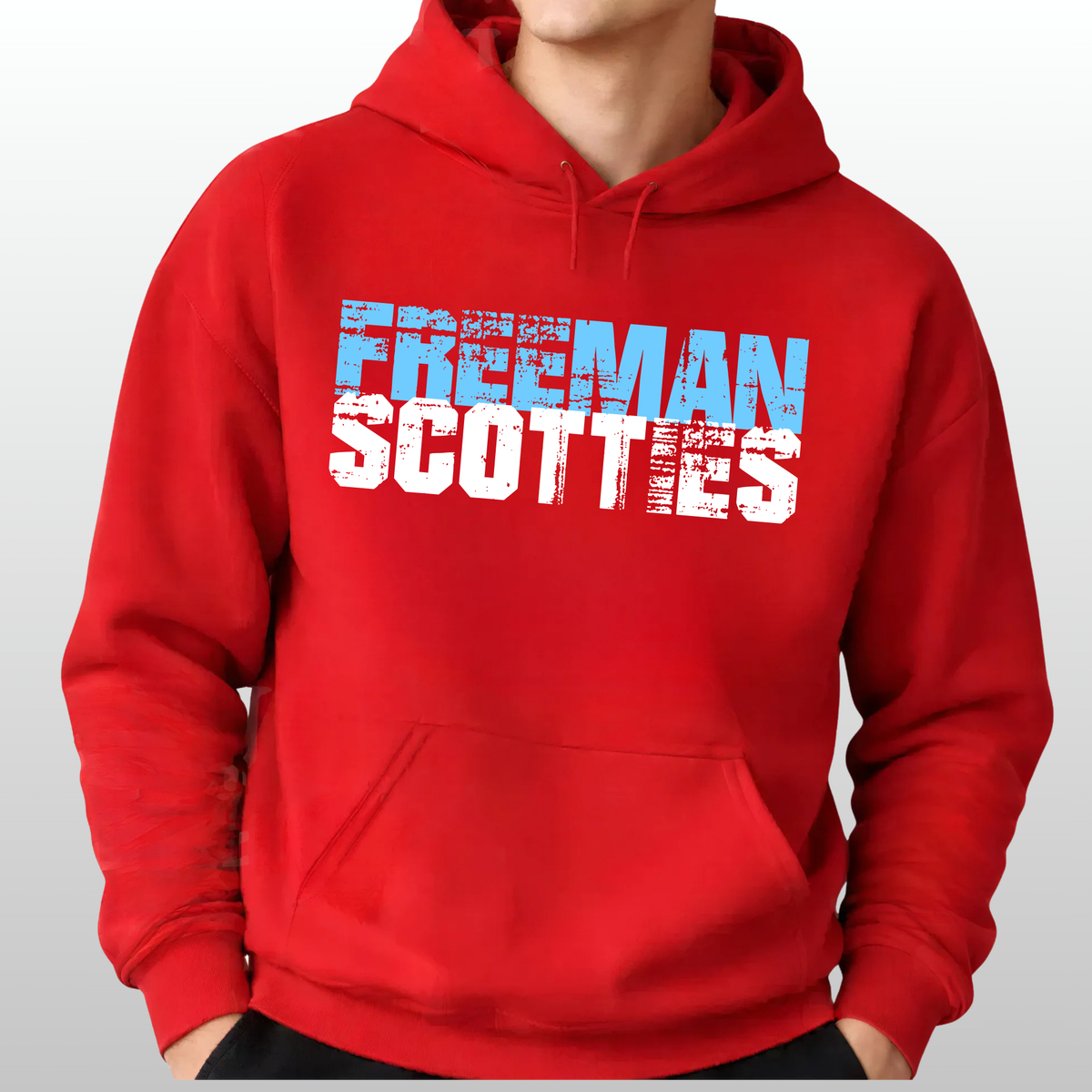 Freeman Scotties Hoodie Grunge